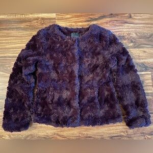 Sanctuary Purple Teddy Jacket
